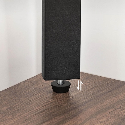 Artikelbild 8 für VASAGLE Eckregal braun, schwarz 48,5 x 34,0 x 125,0 cm, Artikelnummer 262958