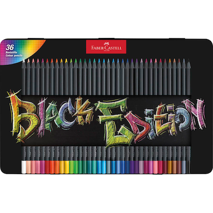 Artikelbild 3 für FABER-CASTELL Black Edition Buntstifte farbsortiert, 36 St., Artikelnummer 321028