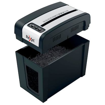 Artikelbild 8 für Rexel Secure MC3-SL Slim Aktenvernichter mit Partikelschnitt P-5, 2 x 15 mm, bis 3 Blatt, schwarz, Artikelnummer 390189