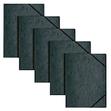 Artikelbild 1 für herlitz Eckspanner easy orga DIN A4 schwarz, 5 St., Artikelnummer 688036