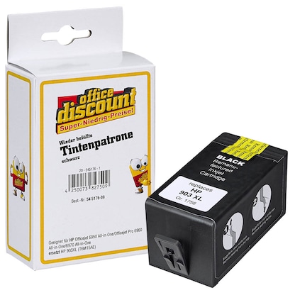 Artikelbild 9 für office discount schwarz Druckerpatrone kompatibel zu HP 903XL (T6M15AE), Artikelnummer 545176