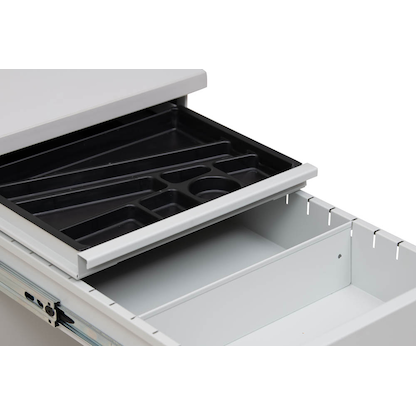 Artikelbild 3 für Gürkan Rollcontainer lichtgrau 2 Auszüge 40,0 x 60,0 x 62,0 cm, Artikelnummer 564695