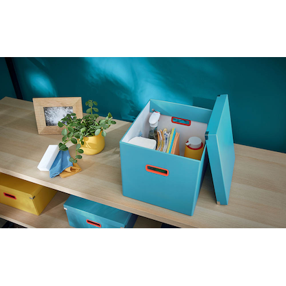 Artikelbild 3 für AKTION: LEITZ Click & Store Cosy Aufbewahrungsbox 32,5 l blau 32,0 x 36,0 x 31,0 cm mit Prämie nach Registrierung, Artikelnummer 652352