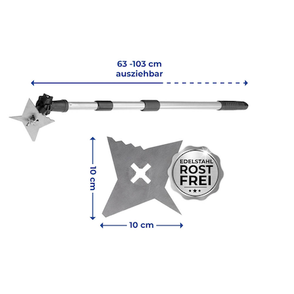 Artikelbild 2 für Maximex Fugenkratzer 4-Zack 63,0 - 130,0 cm, Artikelnummer 718504