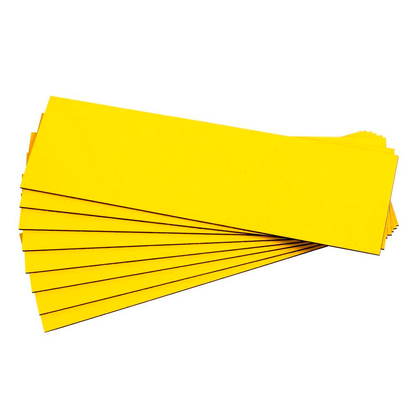 Artikelbild 15 für 300 EICHNER Magnetschilder gelb 2,0 x 6,0 cm, Artikelnummer 702489