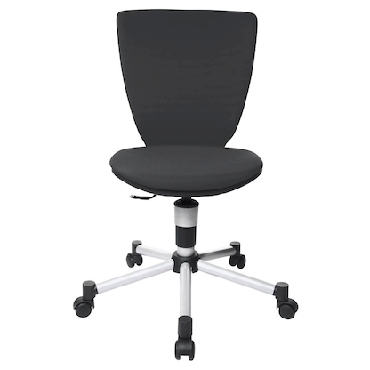 Artikelbild 3 für Topstar Kinderdrehstuhl Titan® Junior 3D, 71407 BI0 Stoff schwarz, Gestell silber, Artikelnummer 811778