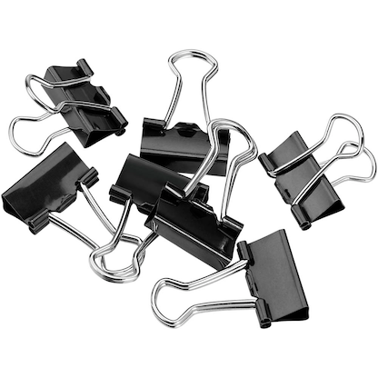 Artikelbild 3 für 12 MAUL Foldbackklammern schwarz 1,3 cm, Artikelnummer 242727