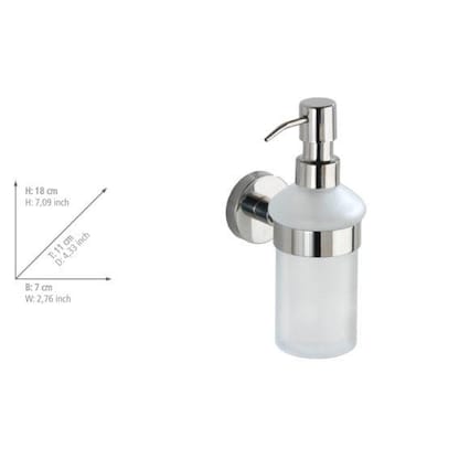 Artikelbild 2 für WENKO Seifenspender Bosio 20208100 silber, glänzend Edelstahl 200,0 ml, Artikelnummer 805222