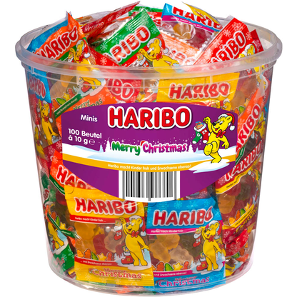 Artikelbild 2 für HARIBO Christmas Minibeutel Fruchtgummi 100 St./ 1,0 kg, Artikelnummer 855502