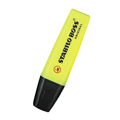 Artikelbild 4 für AKTION: STABILO BOSS ORIGINAL Textmarker gelb, 5 St., Artikelnummer 634313
