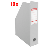 Artikelbild 1 für 10 Esselte Stehsammler 56008 grau Kunststoff, DIN A4, Artikelnummer 194175