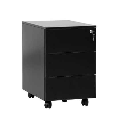 Artikelbild 2 für Gürkan Rollcontainer schwarz 3 Auszüge 40,0 x 60,0 x 61,0 cm, Artikelnummer 564841