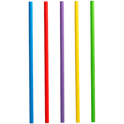 Artikelbild 2 für 100 PAPSTAR Strohhalme pure farbsortiert, Artikelnummer 822017