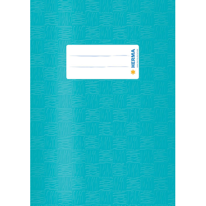 Artikelbild für HERMA Heftumschlag mit Baststruktur türkis Kunststoff DIN A5, Artikelnummer 831927