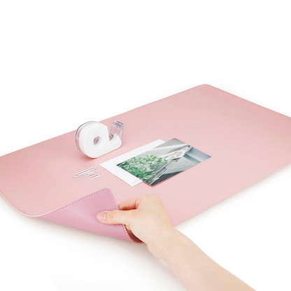 Artikelbild 2 für sax design Schreibtischunterlage hellrosa/altrosa Kunstleder 90,0 x 45,0 cm, 1 St., Artikelnummer 517076