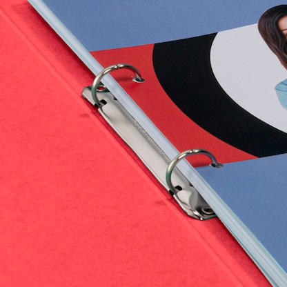 Artikelbild 10 für VON LEITZ Ringbuch 2-Ringe rot 2,5 cm DIN A4, 1 St., Artikelnummer 635278