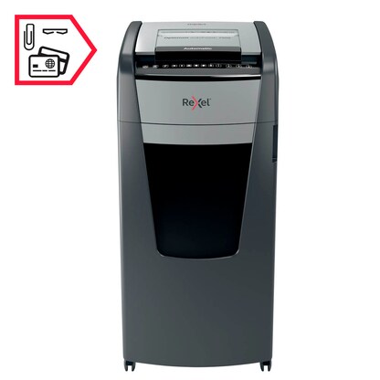 Artikelbild 14 für AKTION: Rexel Optimum AutoFeed+ 750X Aktenvernichter mit Partikelschnitt P-4, 4 x 28 mm, schwarz mit 130 Euro CashBack, Artikelnummer 429831