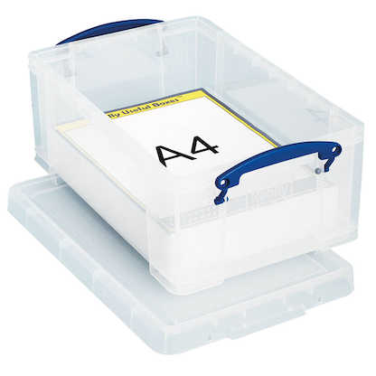 Artikelbild 7 für Really Useful Box Aufbewahrungsbox 9,0 l transparent 39,5 x 25,5 x 15,5 cm, Artikelnummer 253856