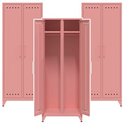 Artikelbild für AKTION: 3 BISLEY Stahlschränke Fern Maxi FERMAX620P3 pastelpink 70,0 x 51,0 x 180,0 cm, aufgebaut, Artikelnummer 144596