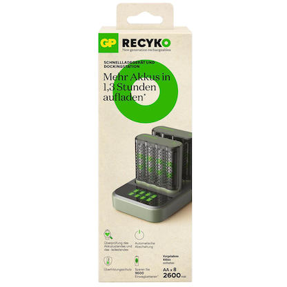 Artikelbild 2 für GP M452D 2x4-Port + Dockingstation Akku-Schnellladegerät inkl. Akkus, Artikelnummer 255347