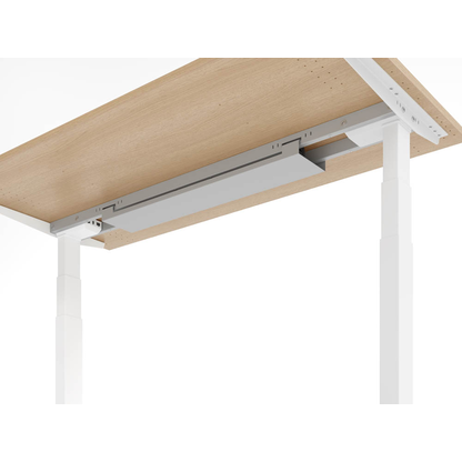 Artikelbild 6 für HAMMERBACHER XBHM16 elektrisch höhenverstellbarer Schreibtisch weiß rechteckig, C-Fuß-Gestell weiß 160,0 x 80,0 cm, Artikelnummer 344477