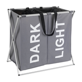 Artikelbild 1 für WENKO Wäschesortierer Duo grau, Artikelnummer 530939