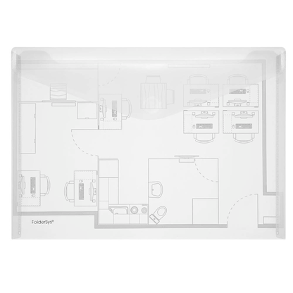 Artikelbild 3 für 10 FolderSys Dokumententaschen DIN A4 transparent glatt 0,20 mm, Artikelnummer 641738
