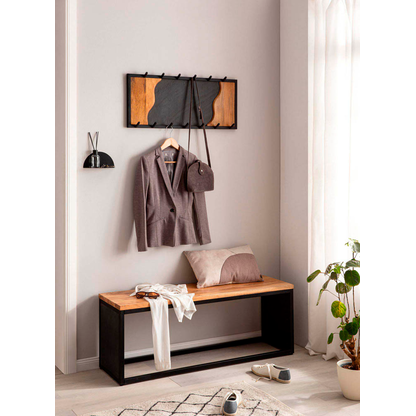 Artikelbild 3 für WOHNLING Wandgarderobe WL6.772 anthrazit Holz 13 Haken 80,0 x 36,0 cm, Artikelnummer 314407