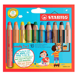 Artikelbild 1 für STABILO woody 3 in 1 Buntstifte farbsortiert, 10 St., Artikelnummer 444909
