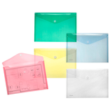 Artikelbild 1 für 10 FolderSys Dokumententaschen DIN A4 farbsortiert glatt 0,20 mm, Artikelnummer 641746