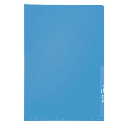 Artikelbild 5 für 100 LEITZ Sichthüllen 4000 DIN A4 blau genarbt 0,13 mm, Artikelnummer 944496