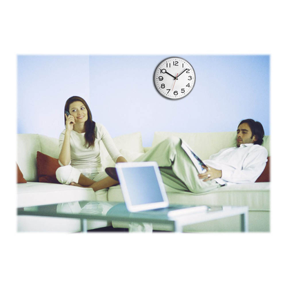 Artikelbild 4 für TFA® Wanduhr 60.3017 weiß silber Kunststoff 4,0 x 28,0 cm, Artikelnummer 887733