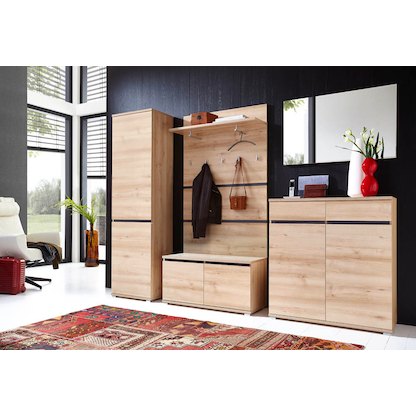 Artikelbild 5 für GERMANIA Wandgarderobe Lissabon 3475-228 buche Holz 5 Haken 96,0 x 147,0 cm, Artikelnummer 637337