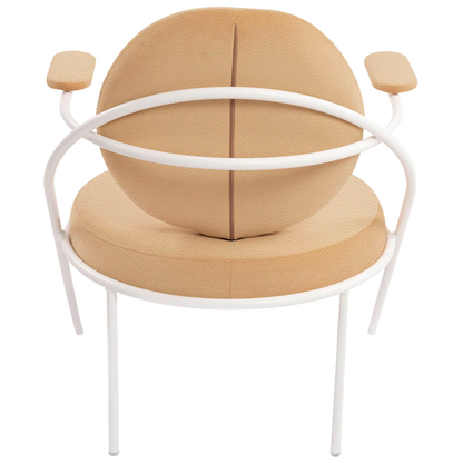 Artikelbild 4 für meet powered by PAPERFLOW Sessel SATURNE elfenbein weiß Kunstleder, 1 St., Artikelnummer 231627