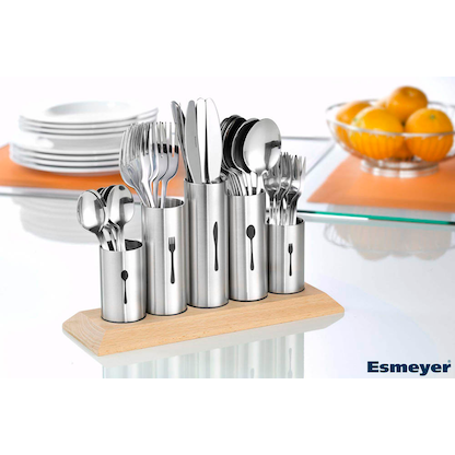 Artikelbild 2 für Esmeyer Besteckhalter PIPES silber, Artikelnummer 227934