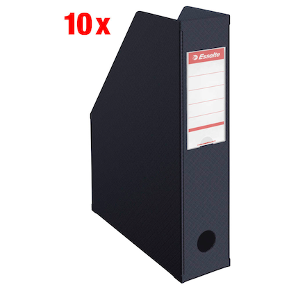 Artikelbild 13 für 10 Esselte Stehsammler 56007 schwarz Kunststoff, DIN A4, Artikelnummer 432286