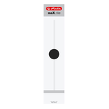 Artikelbild 1 für 10 herlitz Ordneretiketten maX.file weiß für 7,0 cm Rückenbreite, Artikelnummer 230565