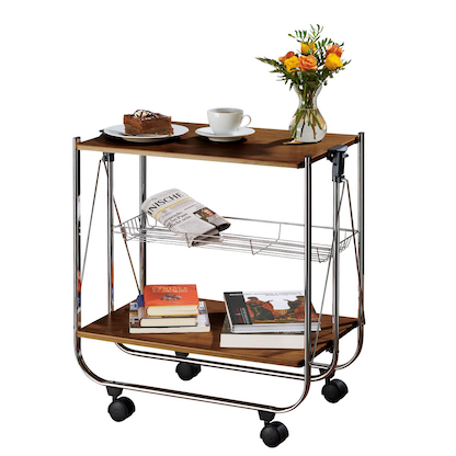 Artikelbild 23 für WENKO Servierwagen Dinett Deluxe braun 68,0 x 40,6 x 70,0 cm, Artikelnummer 664153