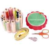 Artikelbild 1 für TSI Nähset Multi 35-teilig rot/transparent, Artikelnummer 536685