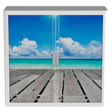 Artikelbild 1 für PAPERFLOW easyOffice Rollladenschrank Urlaub ohne Fachböden 110,0 x 41,5 x 104,0 cm, Artikelnummer 136871