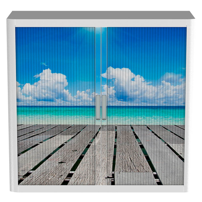 Artikelbild 8 für PAPERFLOW easyOffice Rollladenschrank Urlaub ohne Fachböden 110,0 x 41,5 x 104,0 cm, Artikelnummer 136871