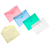 Artikelbild 1 für 10 FolderSys Dokumententaschen DIN A5 farbsortiert glatt 0,20 mm, Artikelnummer 816702