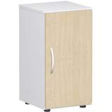 Artikelbild 1 für geramöbel Aktenschrank Flex, S-342100-BW weiß, buche 1 Fachboden 40,0 x 42,0 x 75,2 cm, Artikelnummer 876452