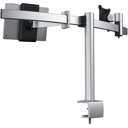 Artikelbild 2 für DURABLE Monitor-Halterung 508723 silber für 1 Monitor und 1 Tablet, Tischklemme, Artikelnummer 202533