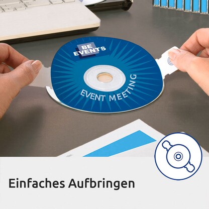 Artikelbild 3 für 50 AVERY Zweckform CD-Etiketten L7676-25 weiß, Artikelnummer 955955