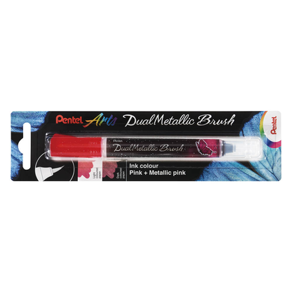 Artikelbild 6 für Pentel Dual Metallic Brush XGFH-DPX Brush-Pen pink, 1 St., Artikelnummer 861950