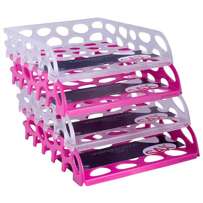 Artikelbild 2 für sax design Briefablage Voronoi pink, Artikelnummer 410485