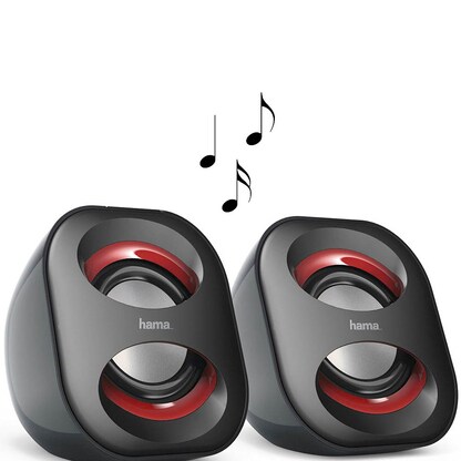 Artikelbild 8 für hama Sonic Mobile 183 Lautsprecher schwarz, rot, Artikelnummer 376520