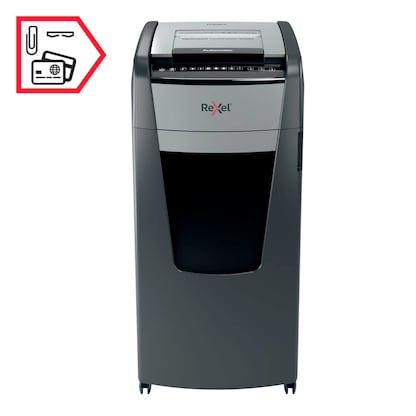 Artikelbild 12 für AKTION: Rexel Optimum AutoFeed+ 600M Aktenvernichter mit Partikelschnitt P-5, 2 x 15 mm, bis 600 Blatt, schwarz mit 130 Euro CashBack, Artikelnummer 429847