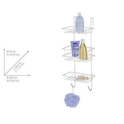 Artikelbild 4 für WENKO Revigo Duschregal Edelstahl, Artikelnummer 528703